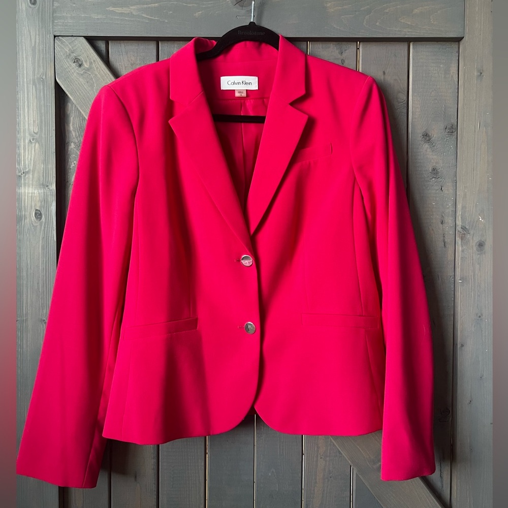 Magenta Calvin Klein blazer